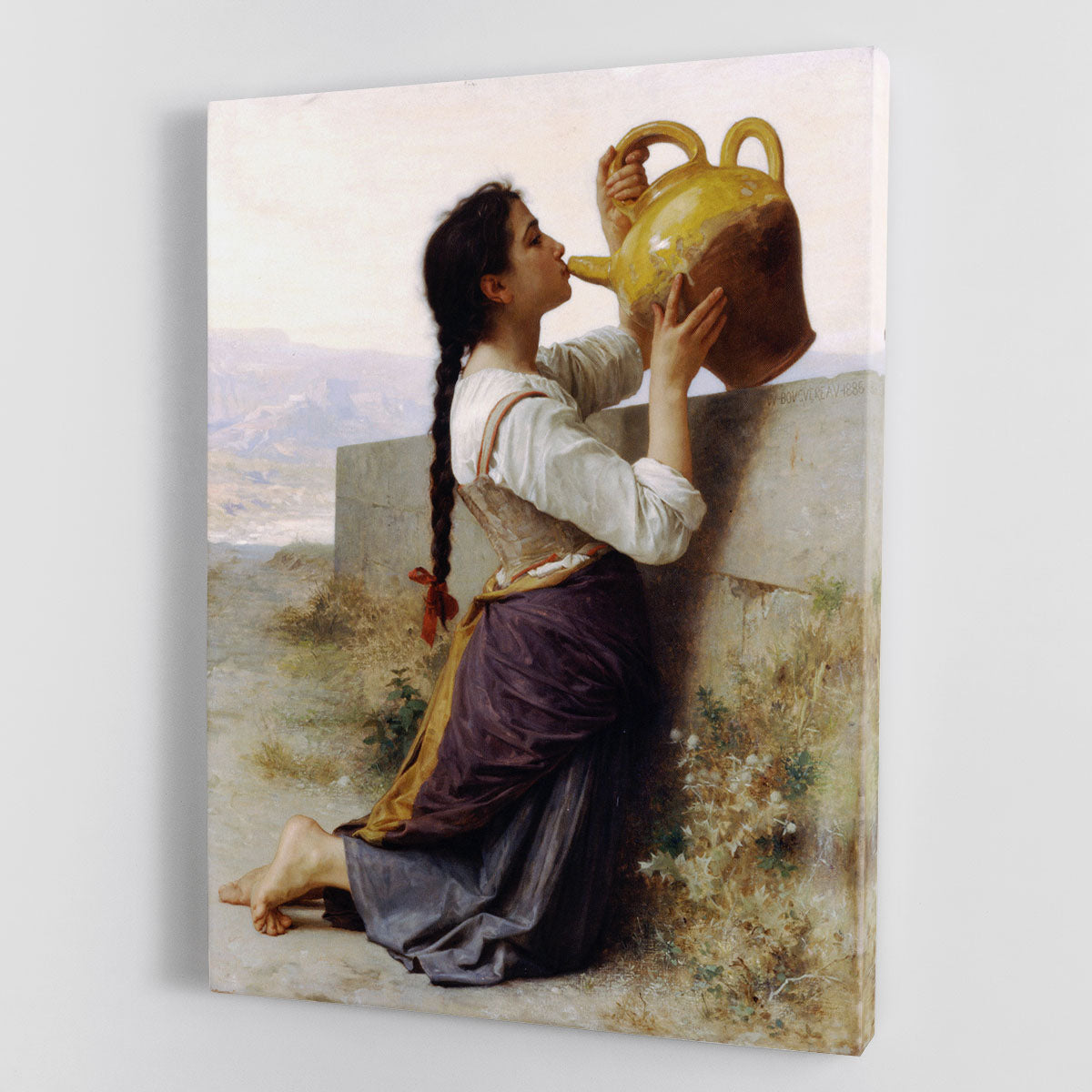 Thirst By Bouguereau Canvas Print or Poster - Canvas Art Rocks - 1
