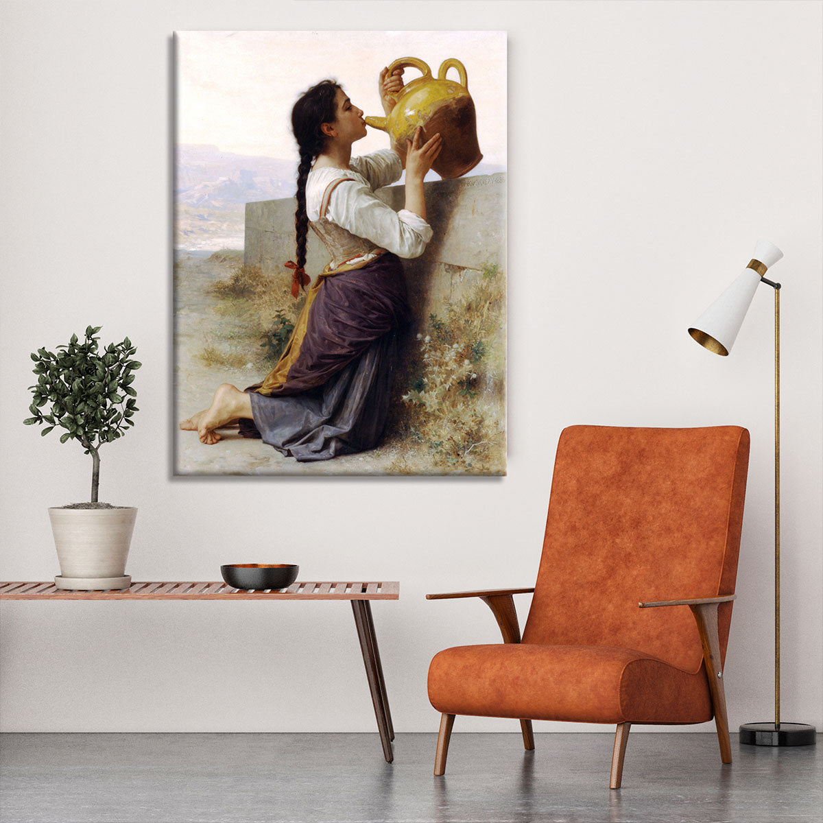 Thirst By Bouguereau Canvas Print or Poster - Canvas Art Rocks - 6