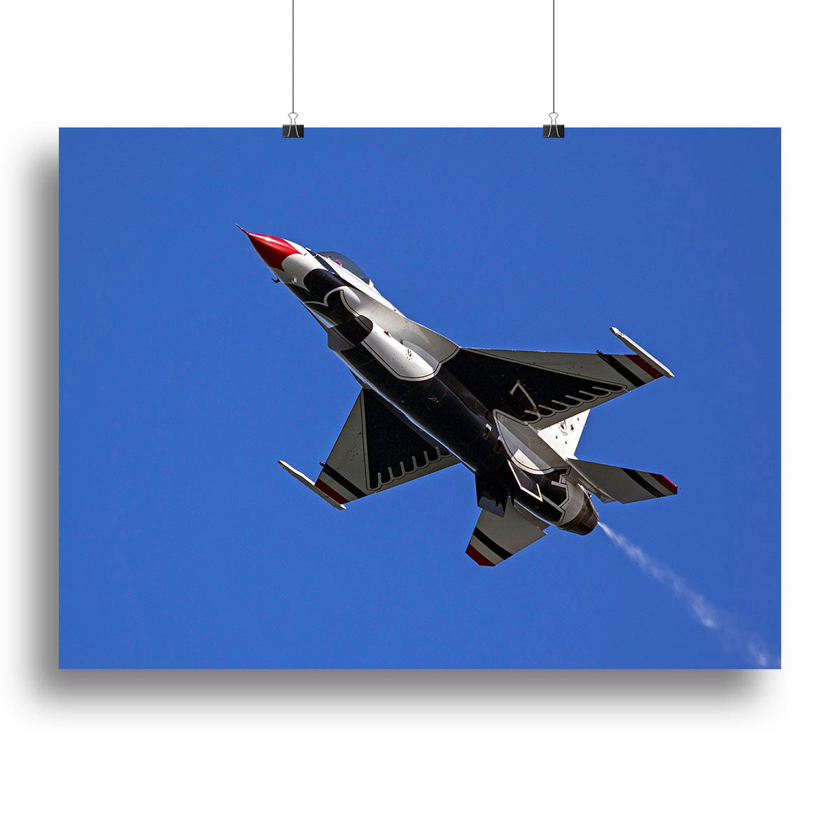 Thunderbirds F-16 fighter Canvas Print or Poster - Canvas Art Rocks - 2