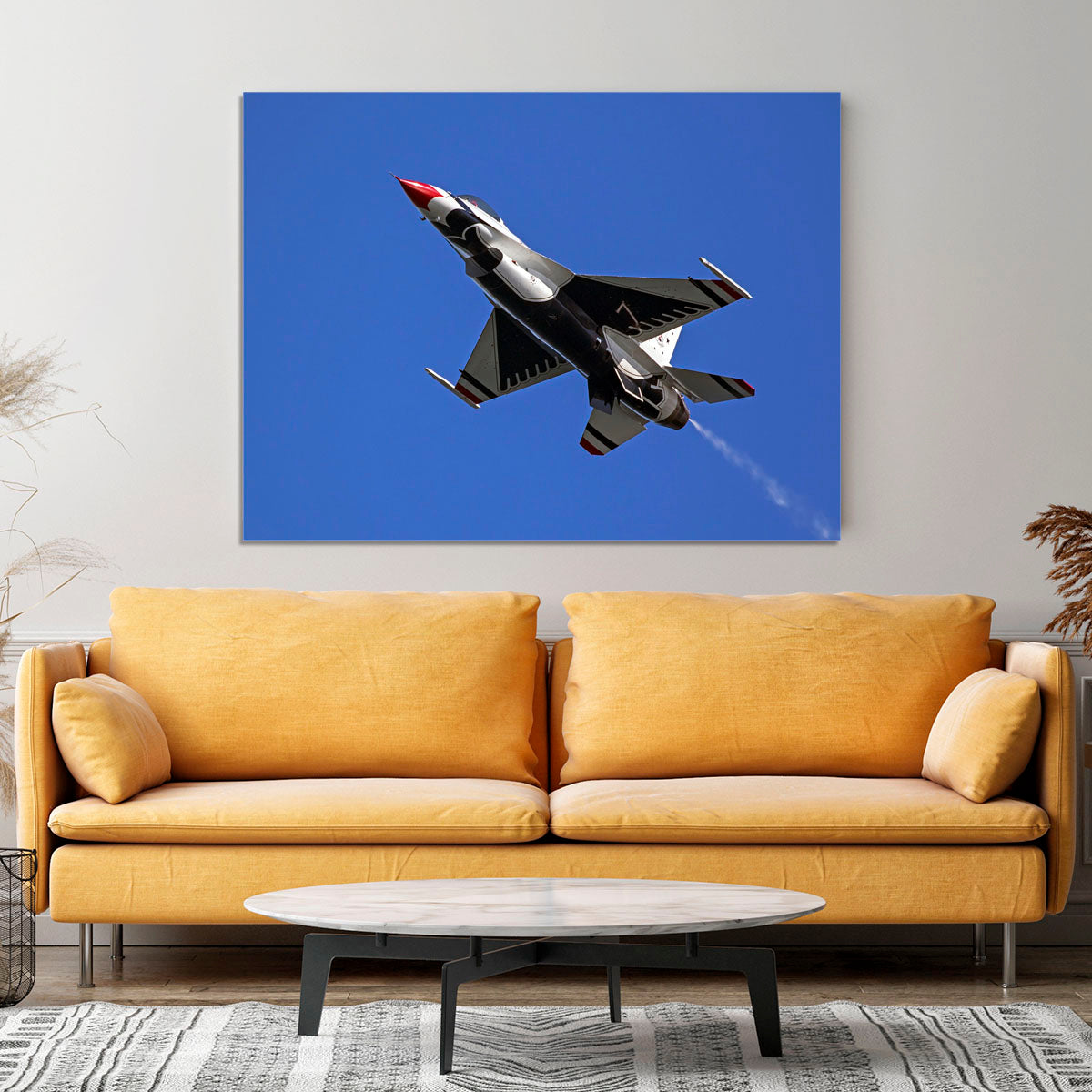 Thunderbirds F-16 fighter Canvas Print or Poster - Canvas Art Rocks - 4