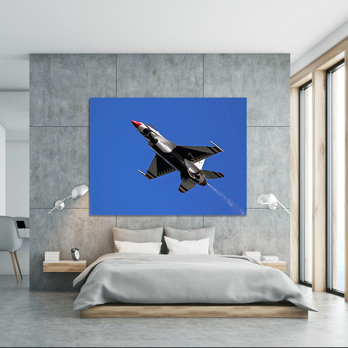 Thunderbirds F-16 fighter Canvas Print or Poster - Canvas Art Rocks - 5