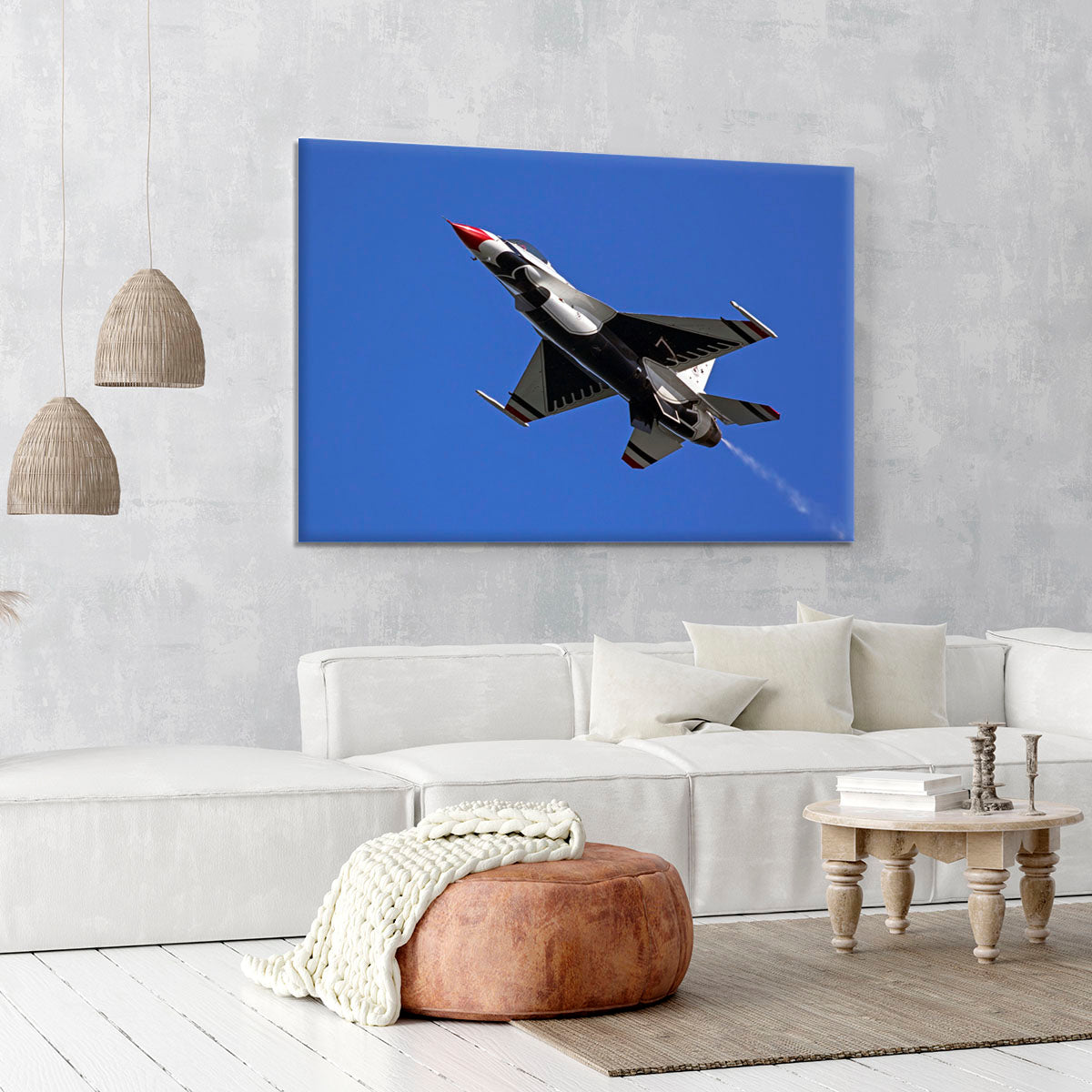 Thunderbirds F-16 fighter Canvas Print or Poster - Canvas Art Rocks - 6