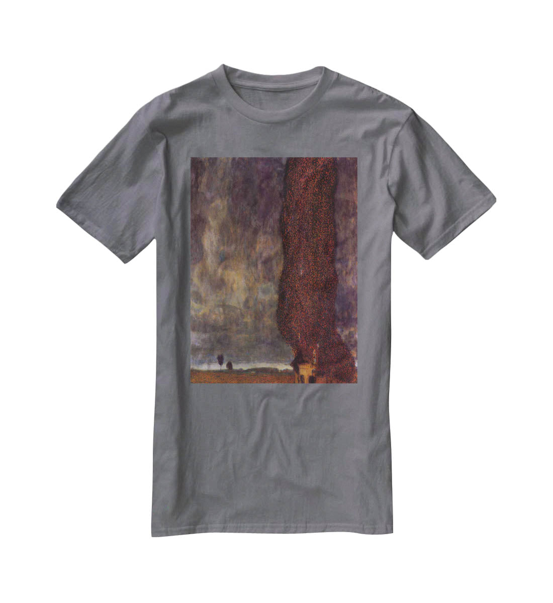 Thunderstorm by Klimt T-Shirt - Canvas Art Rocks - 3