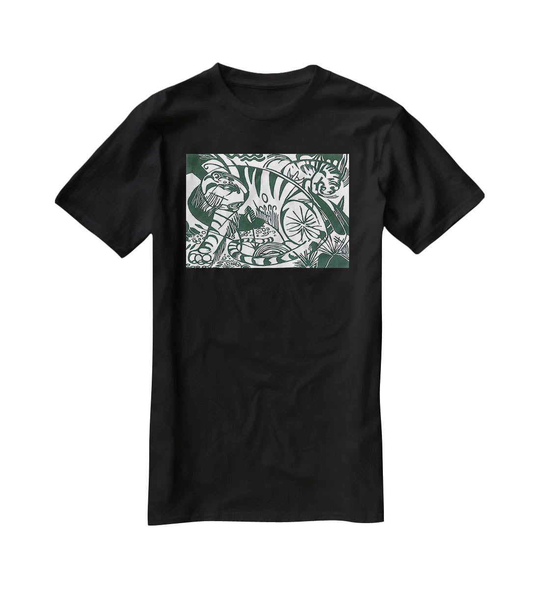 Tiger by Franz Marc T-Shirt - Canvas Art Rocks - 1