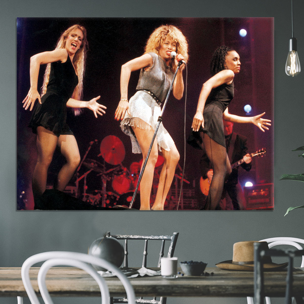 Tina Turner on stage Canvas Print or Poster - Canvas Art Rocks - 3