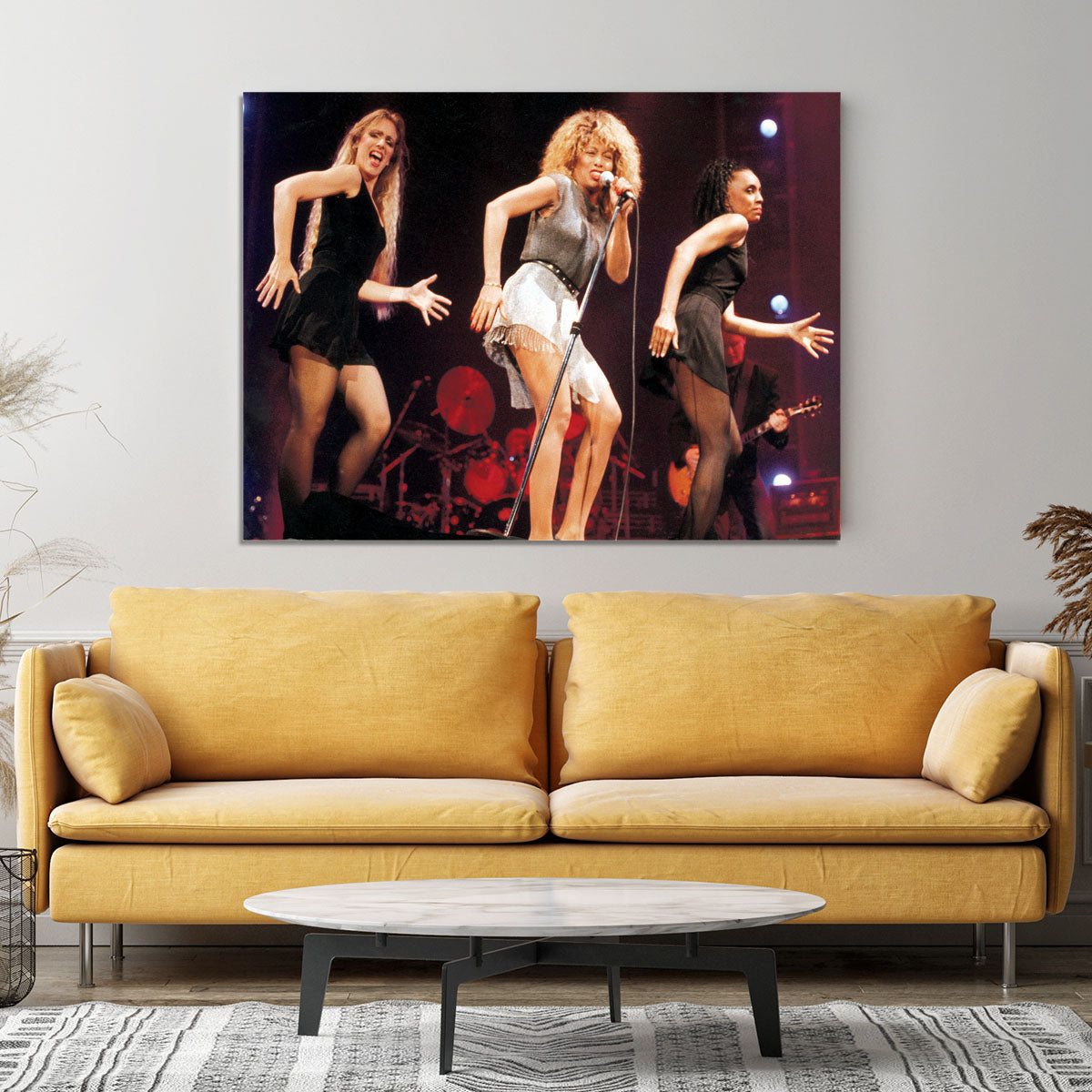 Tina Turner on stage Canvas Print or Poster - Canvas Art Rocks - 4