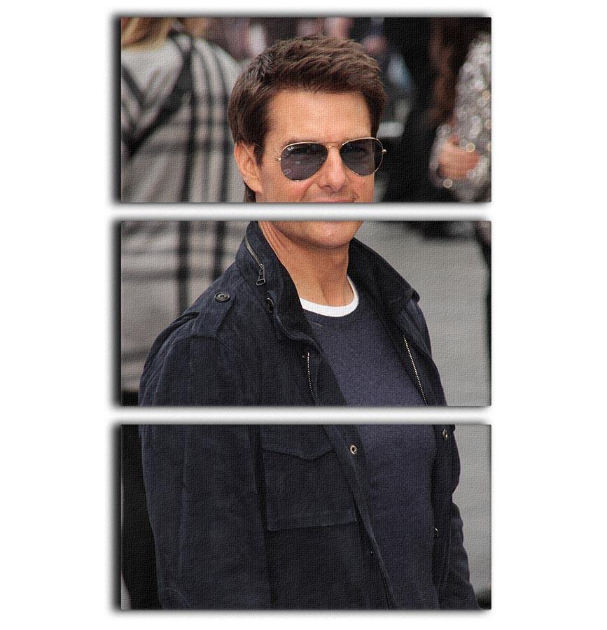 Tom Cruise in sunglasses 3 Split Panel Canvas Print - Canvas Art Rocks - 1