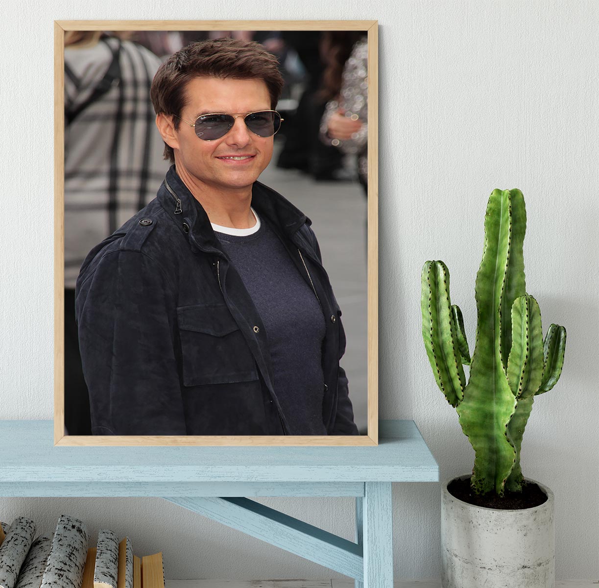 Tom Cruise in sunglasses Framed Print - Canvas Art Rocks - 4