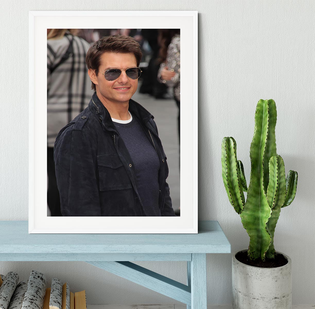 Tom Cruise in sunglasses Framed Print - Canvas Art Rocks - 5