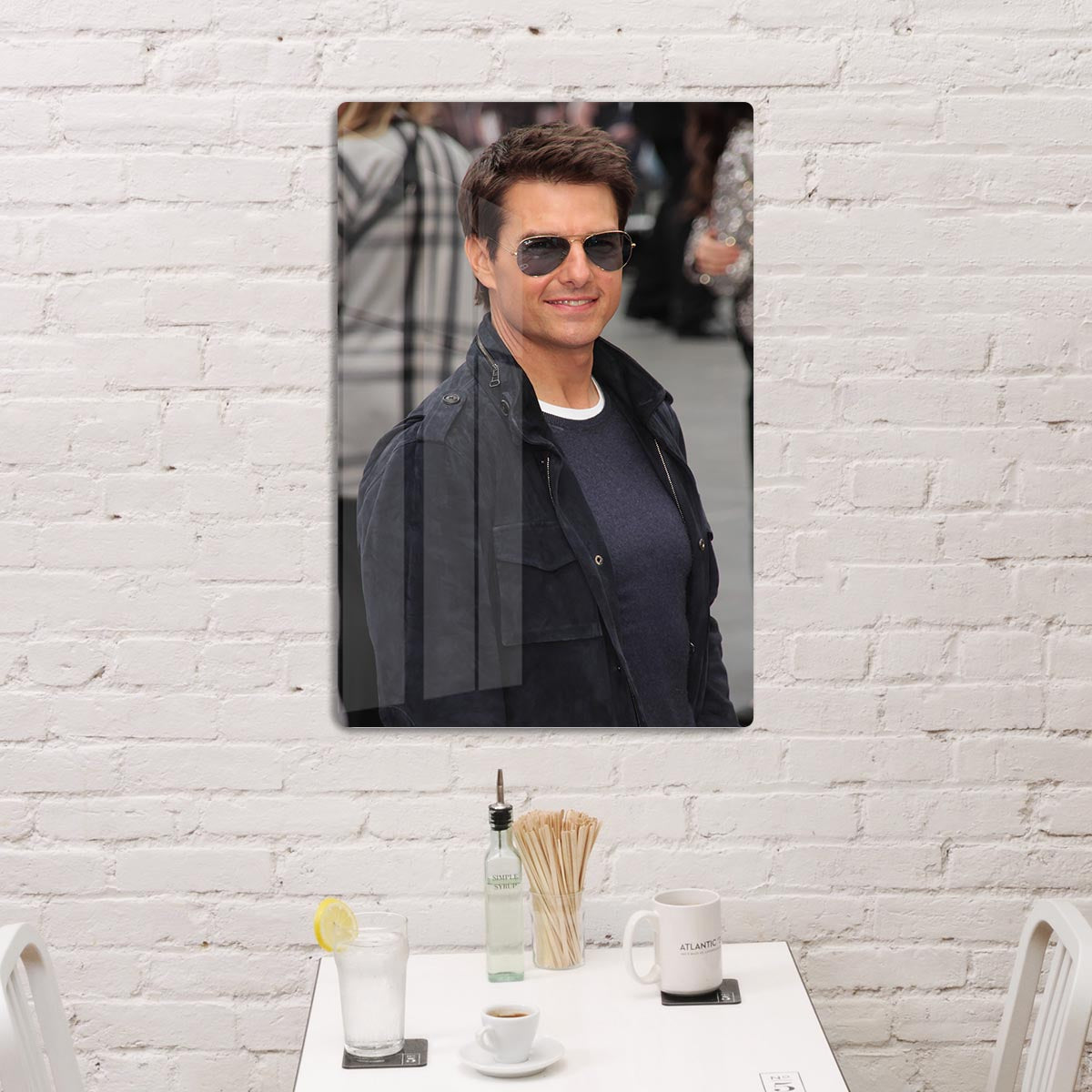 Tom Cruise in sunglasses HD Metal Print