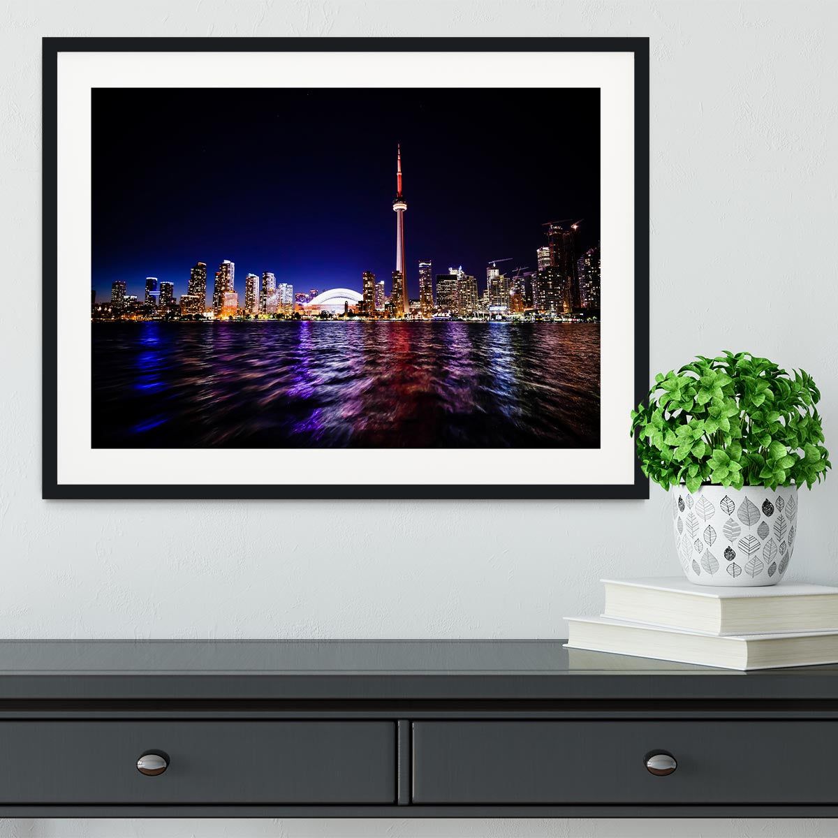 Toronto Framed Print - Canvas Art Rocks - 1