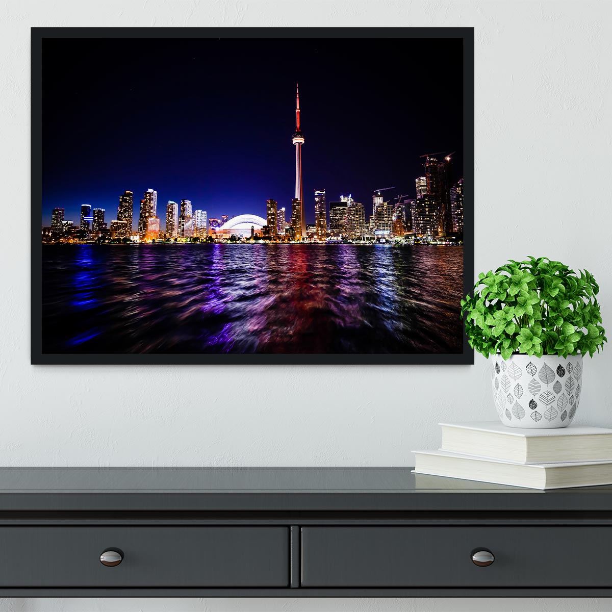 Toronto Framed Print - Canvas Art Rocks - 2