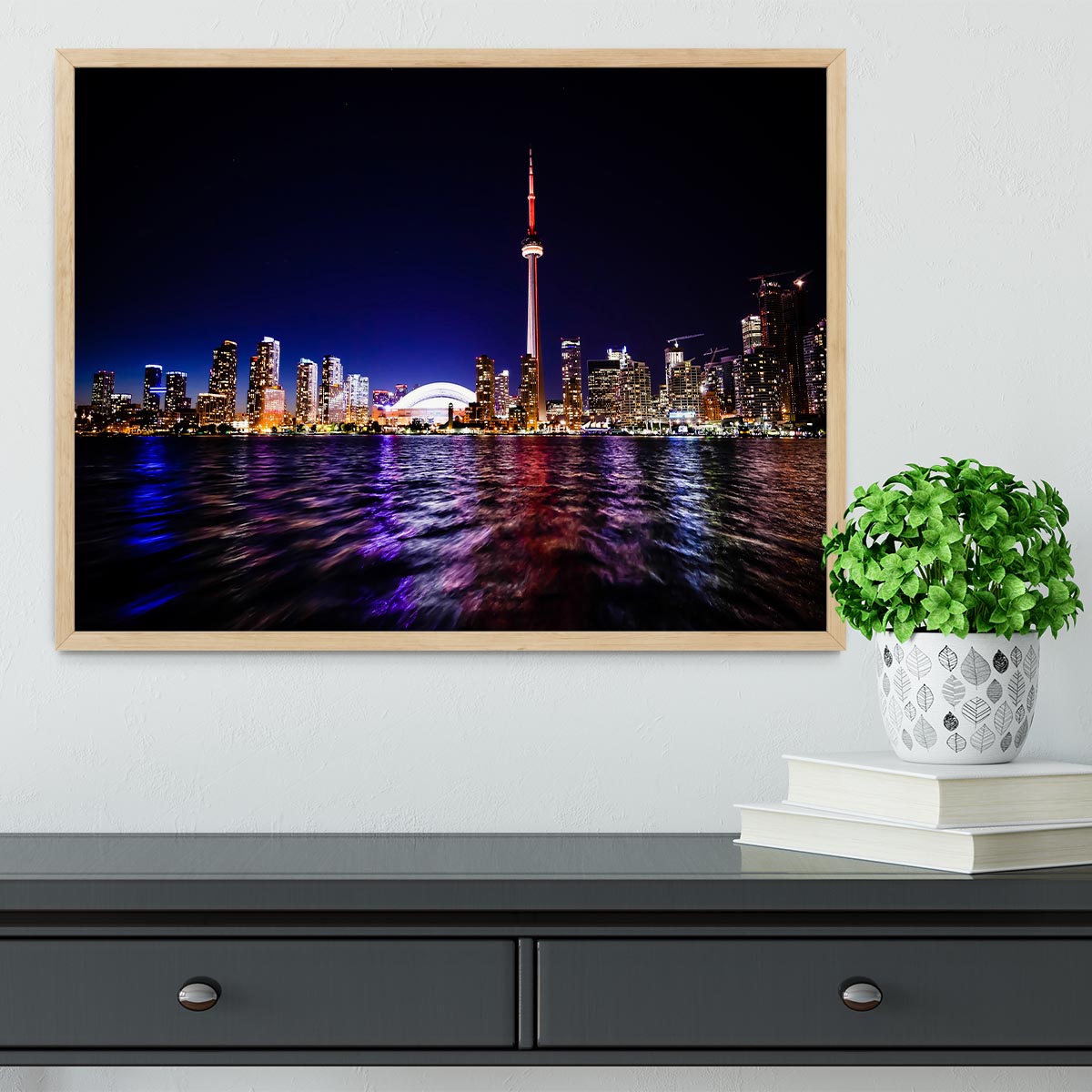 Toronto Framed Print - Canvas Art Rocks - 4