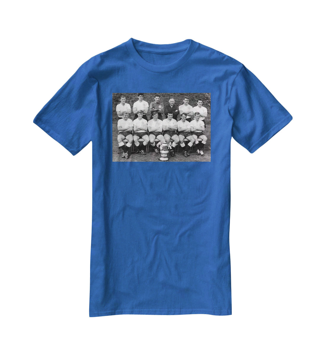 Tottenham Hotspur Team 1962-63 With FA Cup T-Shirt - Canvas Art Rocks - 2