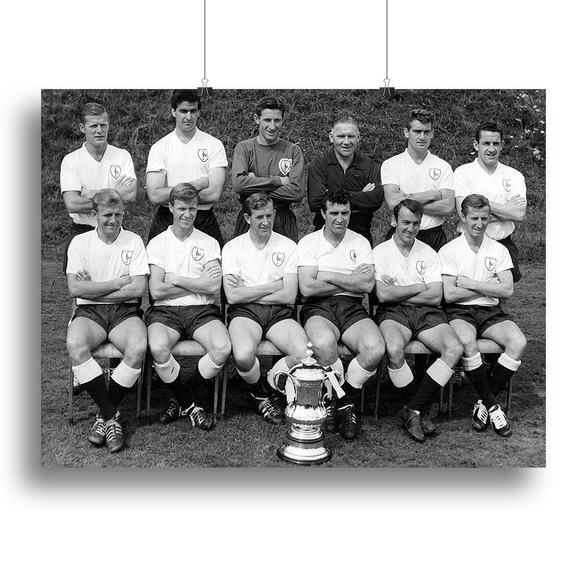 Tottenham Hotspur Team 1962-63 With FA Cup Canvas Print or Poster - Canvas Art Rocks - 2