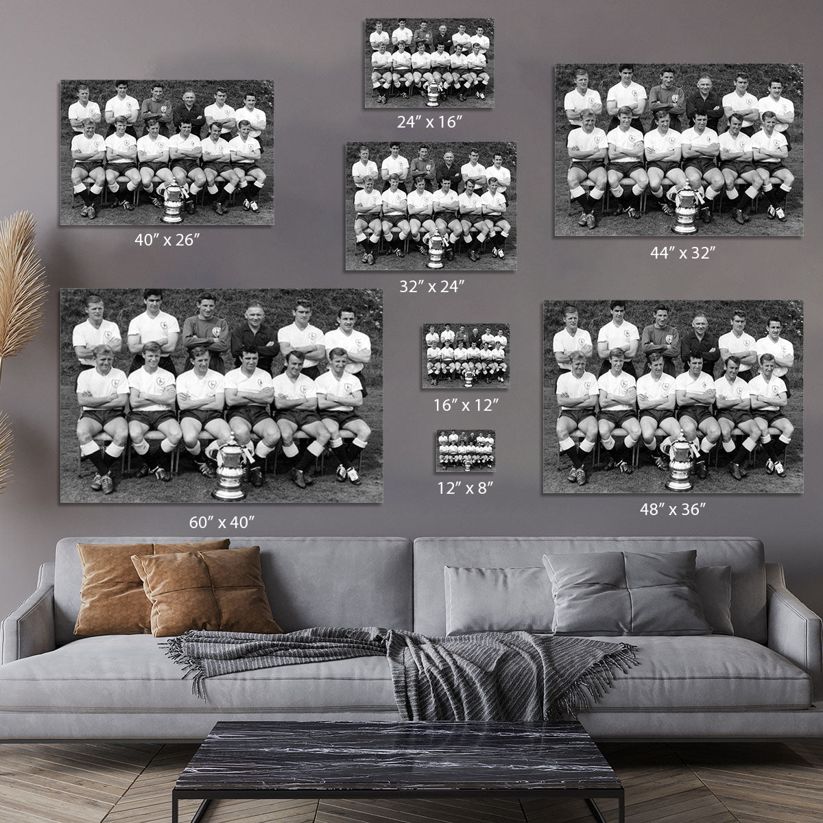Tottenham Hotspur Team 1962-63 With FA Cup Canvas Print or Poster - Canvas Art Rocks - 7