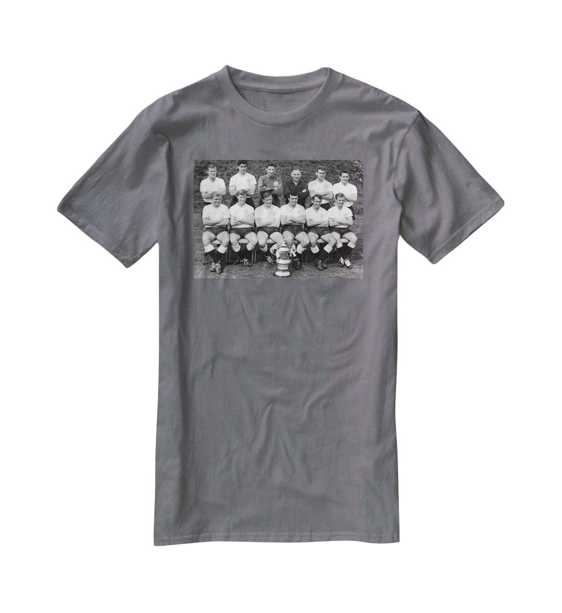 Tottenham Hotspur Team 1962-63 With FA Cup T-Shirt - Canvas Art Rocks - 3