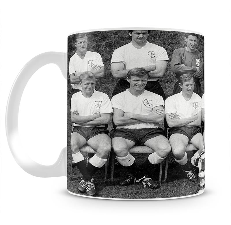 Tottenham Hotspur Team 1962-63 With FA Cup Mug - Canvas Art Rocks - 1