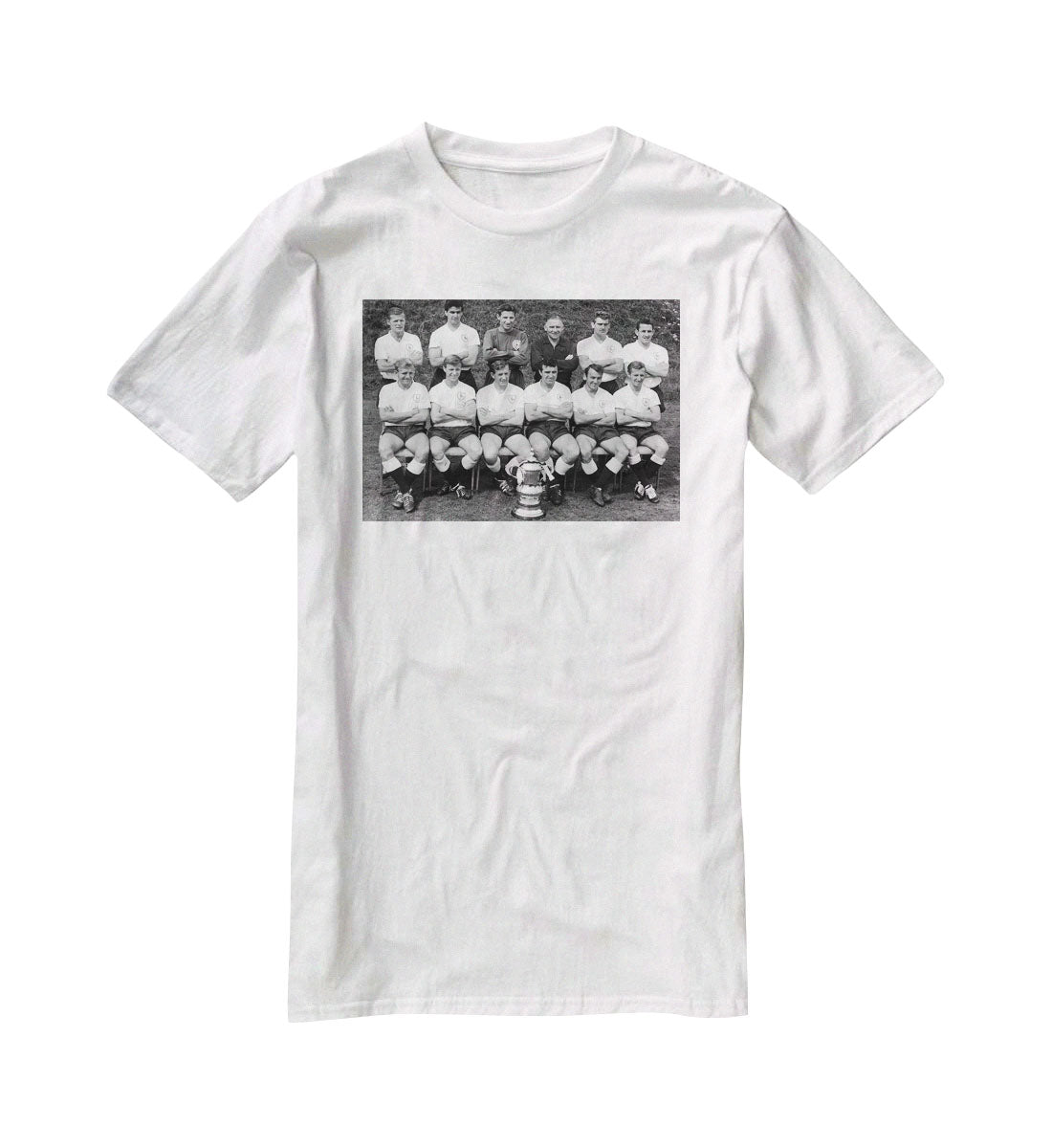 Tottenham Hotspur Team 1962-63 With FA Cup T-Shirt - Canvas Art Rocks - 5