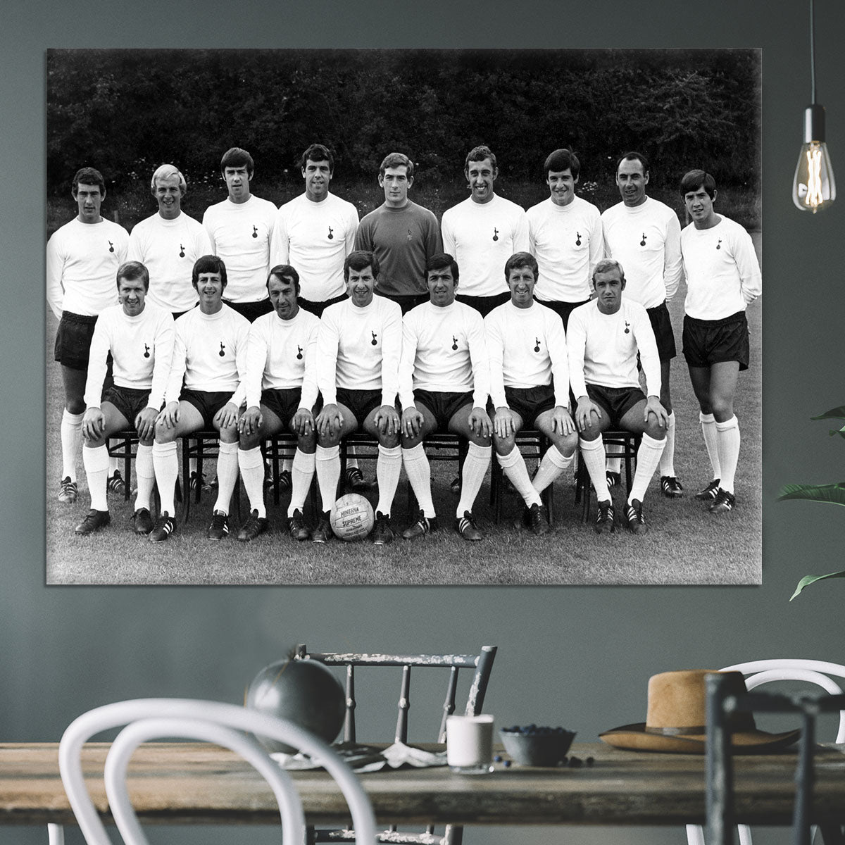 Tottenham Hotspur Team Photo 1968-69 Season Canvas Print or Poster - Canvas Art Rocks - 3