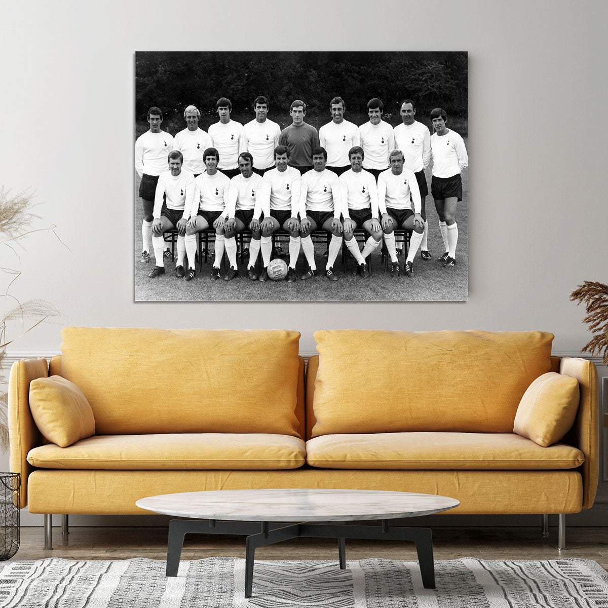Tottenham Hotspur Team Photo 1968-69 Season Canvas Print or Poster - Canvas Art Rocks - 4