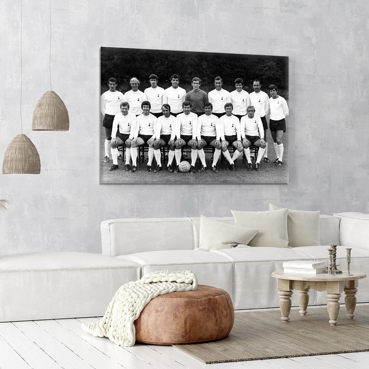 Tottenham Hotspur Team Photo 1968-69 Season Canvas Print or Poster - Canvas Art Rocks - 6
