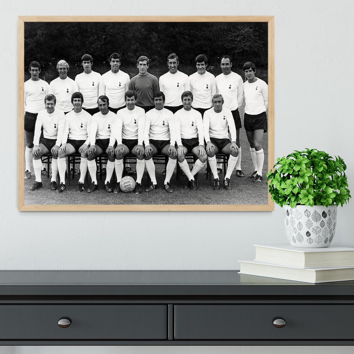 Tottenham Hotspur Team Photo 1968-69 Season Framed Print - Canvas Art Rocks - 4