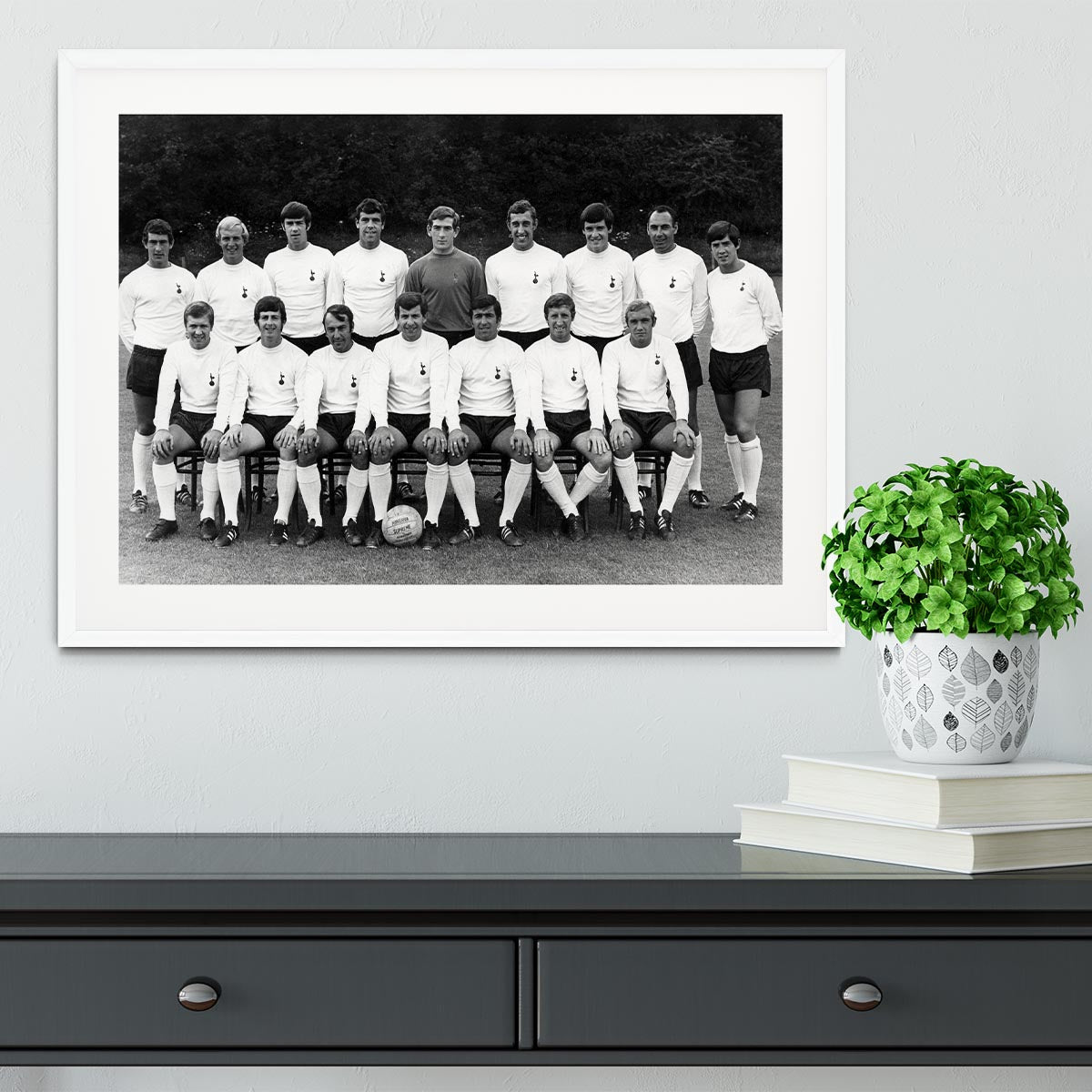 Tottenham Hotspur Team Photo 1968-69 Season Framed Print - Canvas Art Rocks - 5