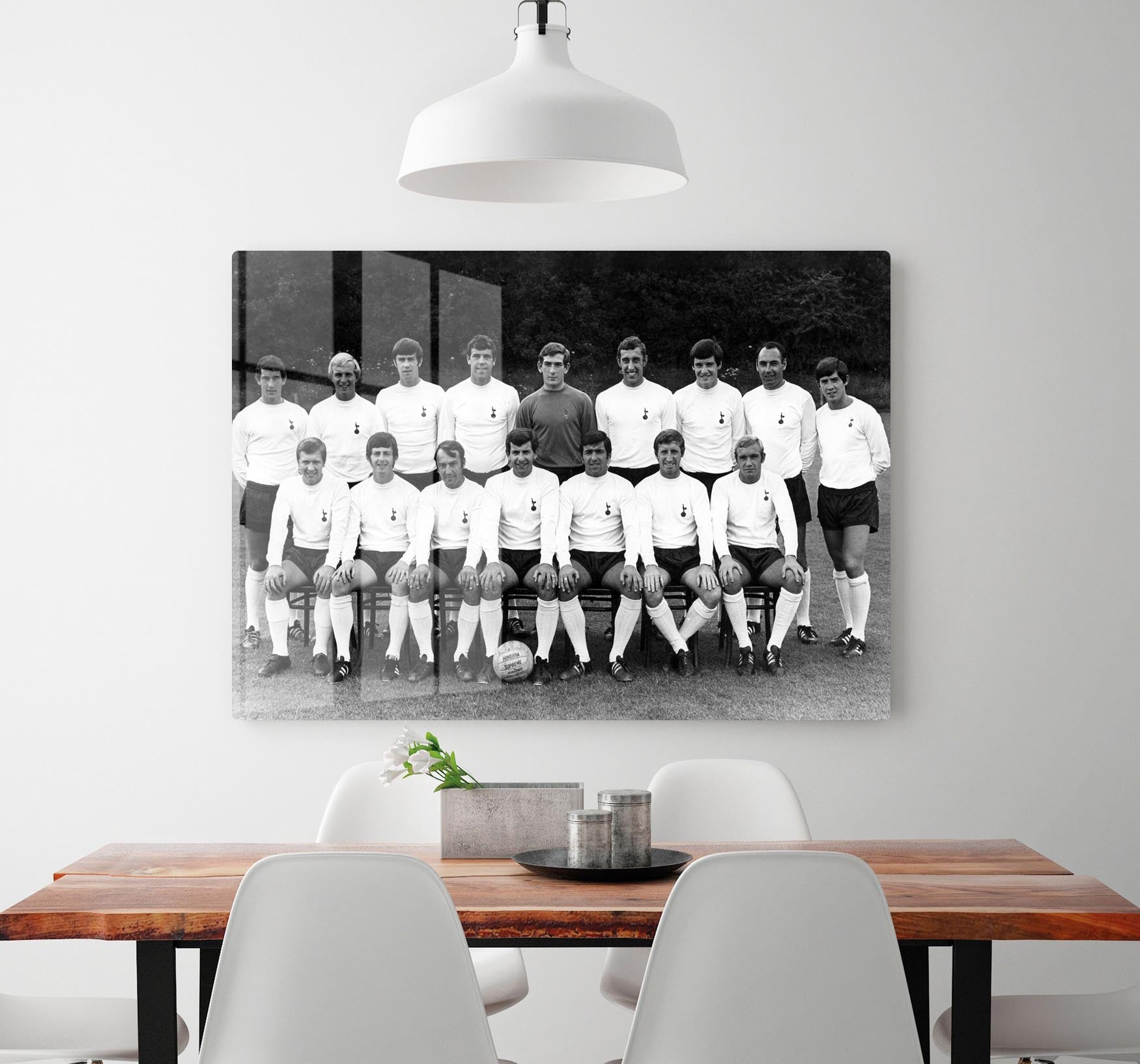 Tottenham Hotspur Team Photo 1968-69 Season Acrylic Block - Canvas Art Rocks - 2