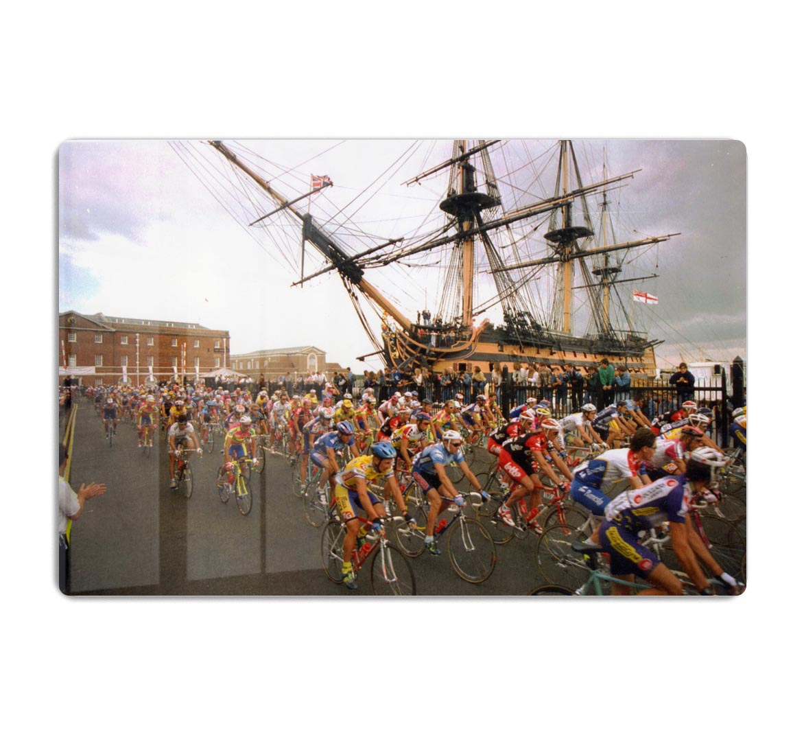 Tour de France in Portsmouth HD Metal Print - Canvas Art Rocks - 1