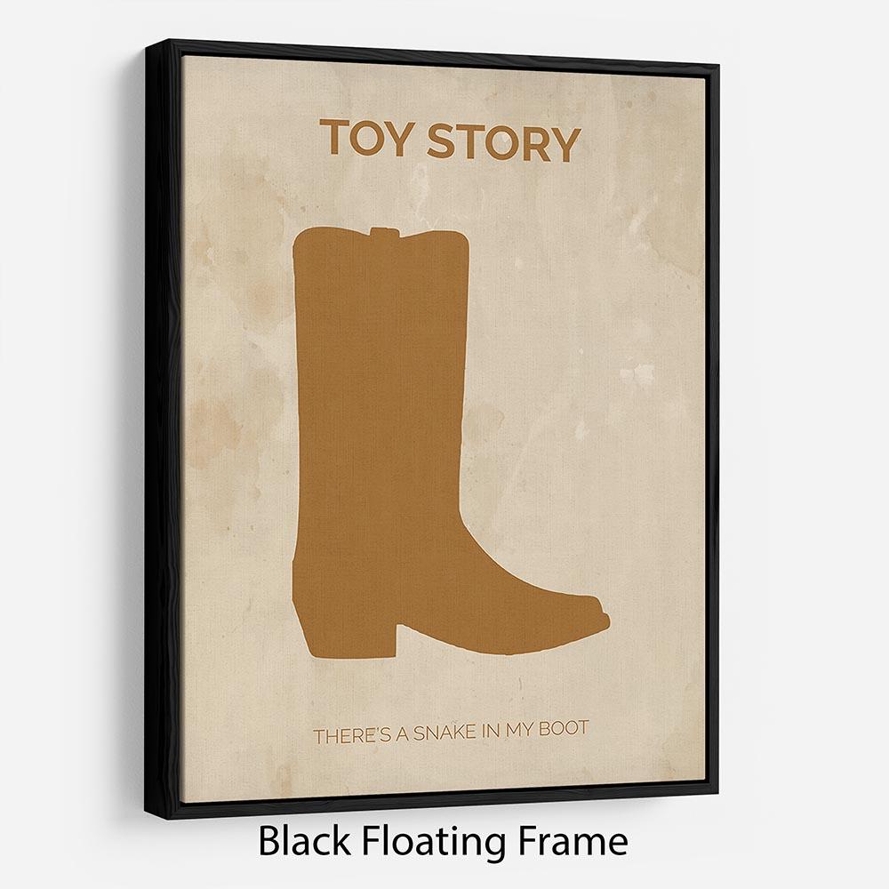 Toy Story Minimal Movie Floating Frame Canvas - Canvas Art Rocks - 1