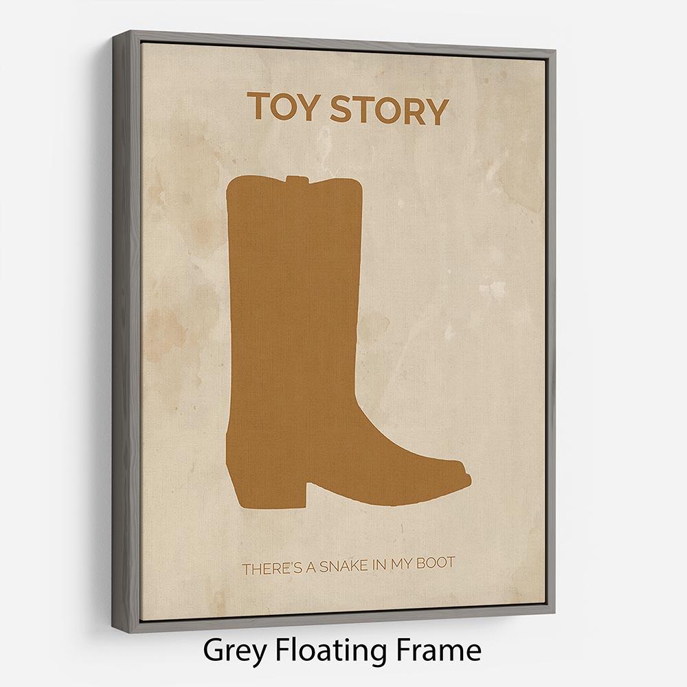 Toy Story Minimal Movie Floating Frame Canvas - Canvas Art Rocks - 3