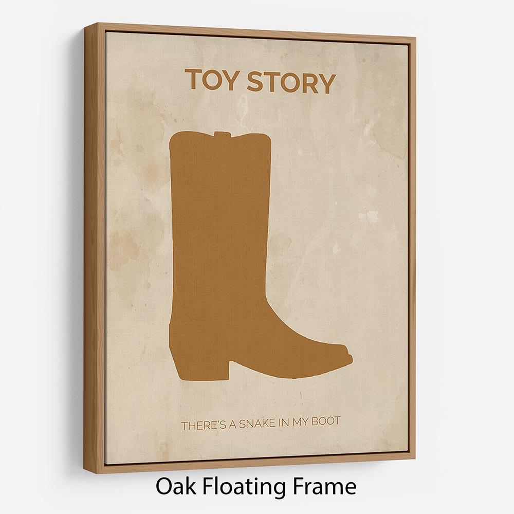 Toy Story Minimal Movie Floating Frame Canvas - Canvas Art Rocks - 9
