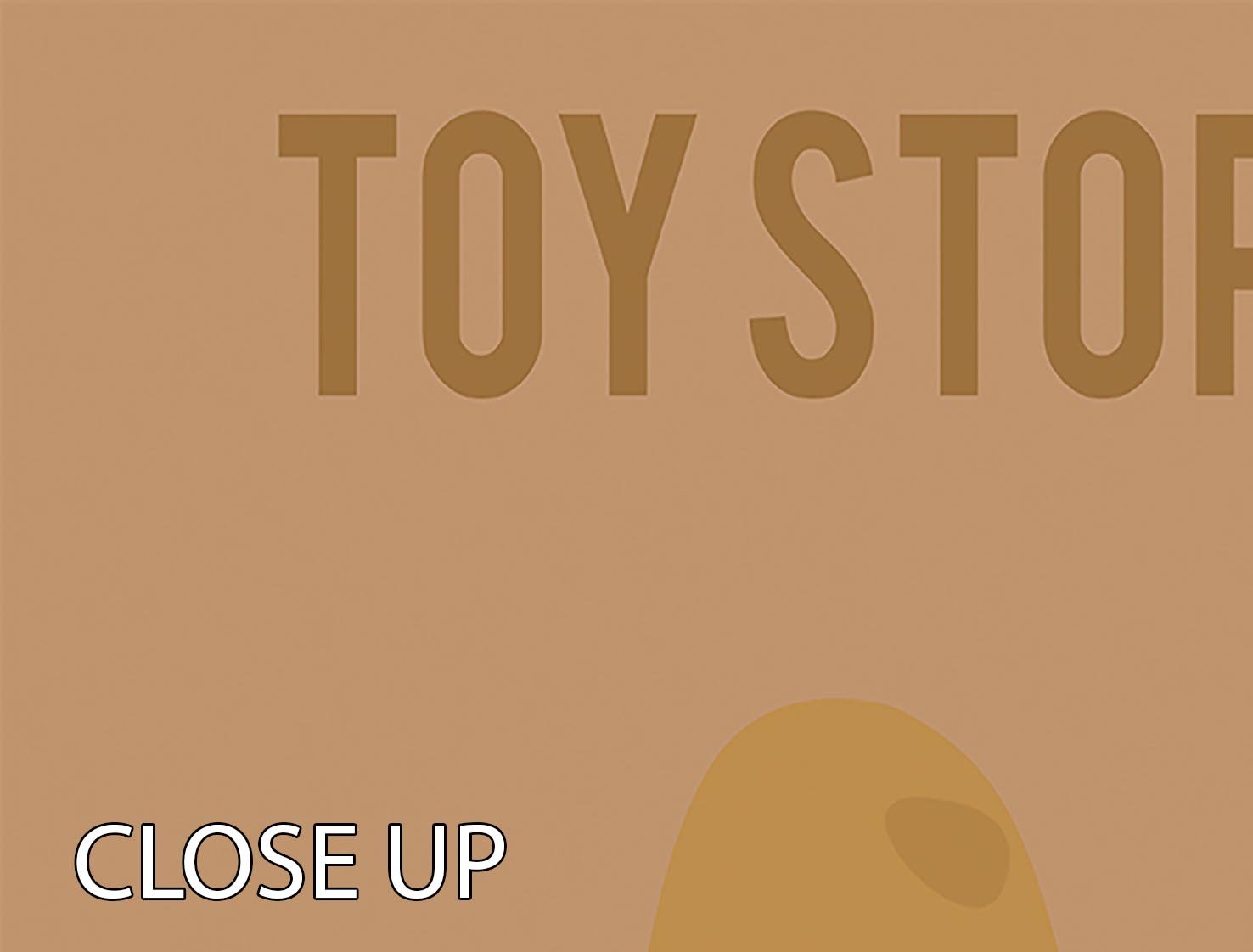 Toy Story Mr Potato Head Minimal Movie 3 Split Panel Canvas Print - Canvas Art Rocks - 3