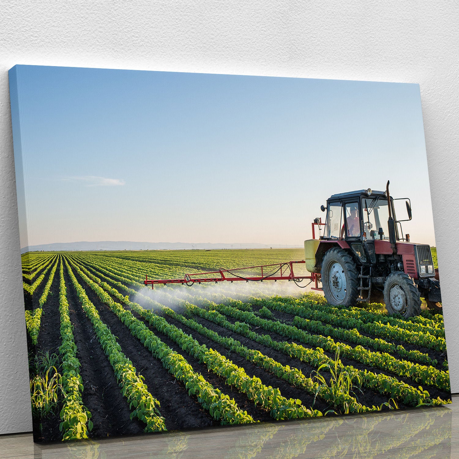 Tractor spraying Canvas Print or Poster - Canvas Art Rocks - 1