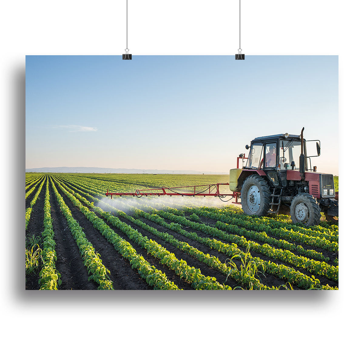 Tractor spraying Canvas Print or Poster - Canvas Art Rocks - 2