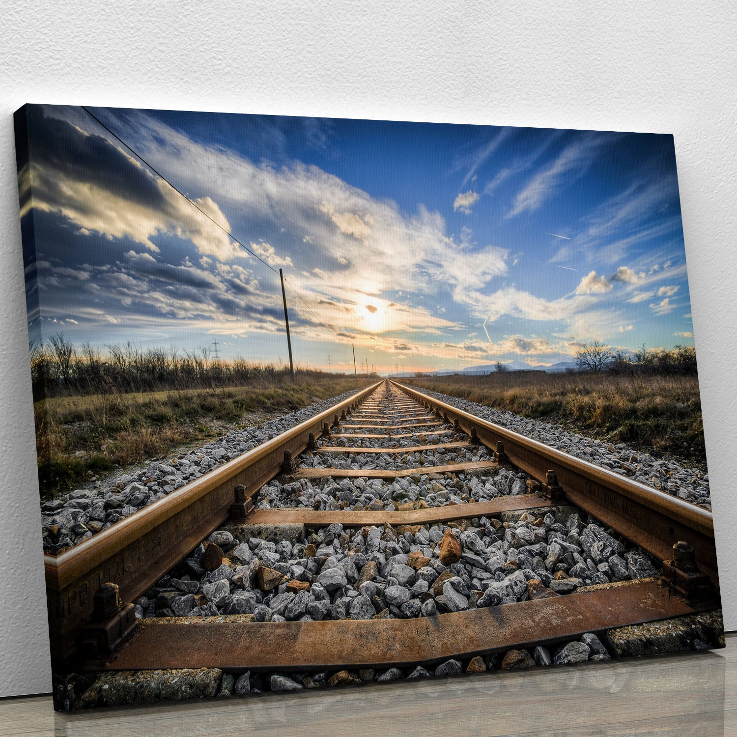 Train Track Canvas Print or Poster - Canvas Art Rocks - 1