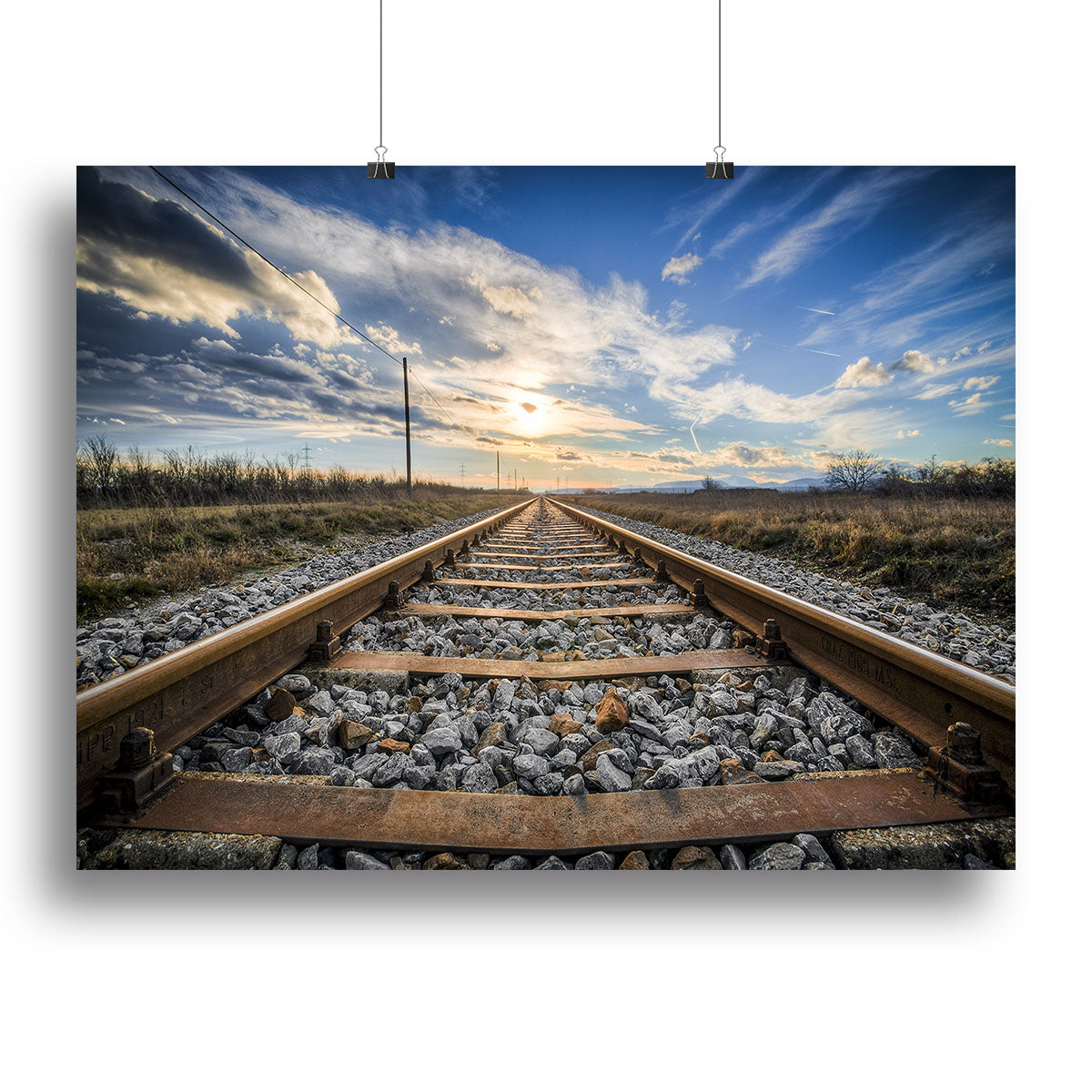 Train Track Canvas Print or Poster - Canvas Art Rocks - 2