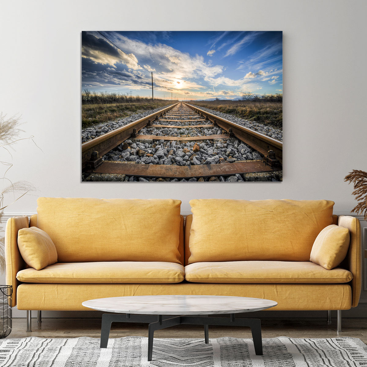 Train Track Canvas Print or Poster - Canvas Art Rocks - 4