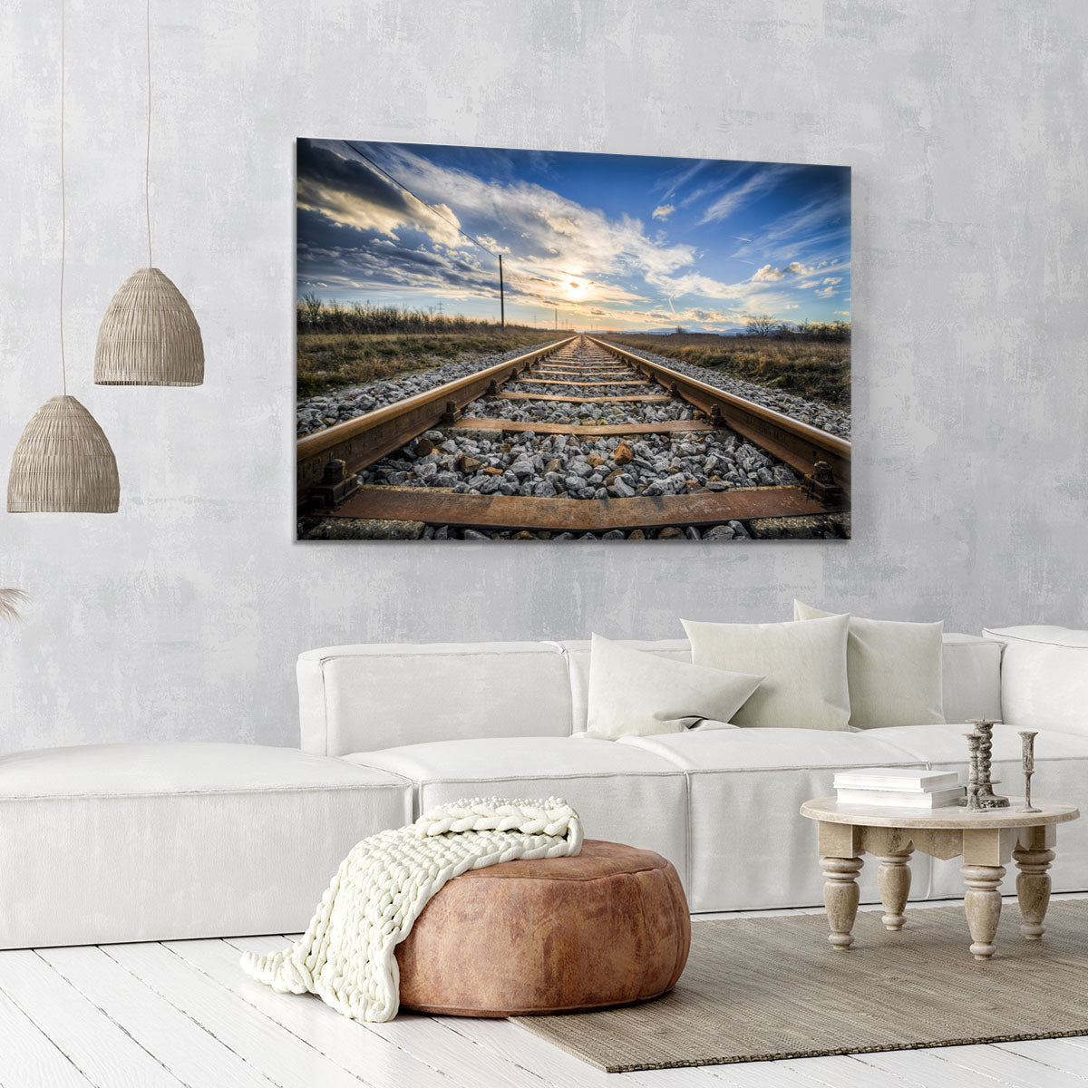 Train Track Canvas Print or Poster - Canvas Art Rocks - 6
