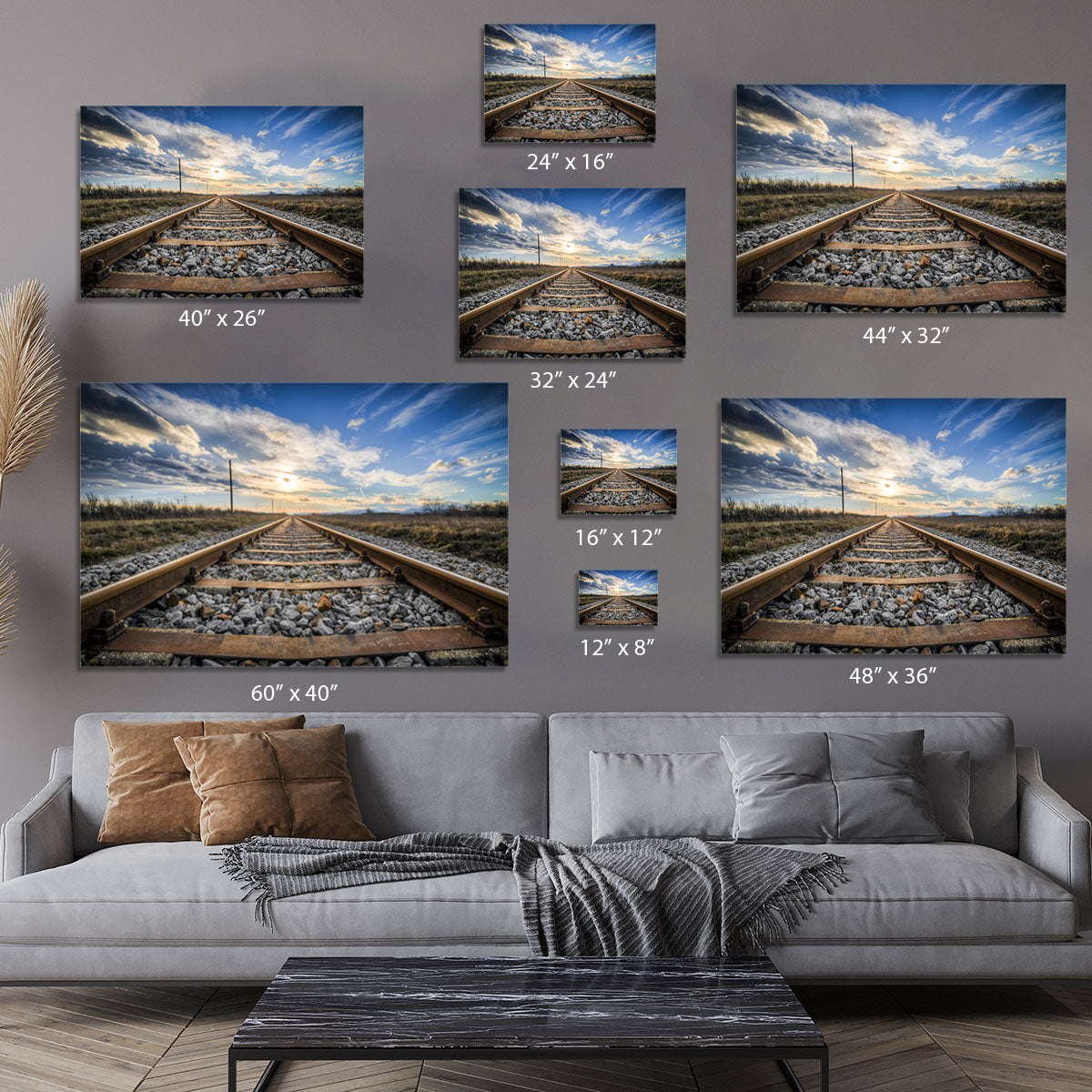 Train Track Canvas Print or Poster - Canvas Art Rocks - 7