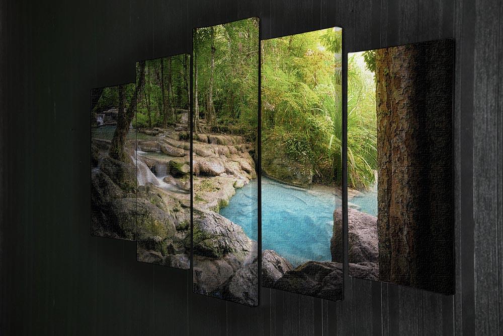 Tranquil and peaceful nature 5 Split Panel Canvas  - Canvas Art Rocks - 2