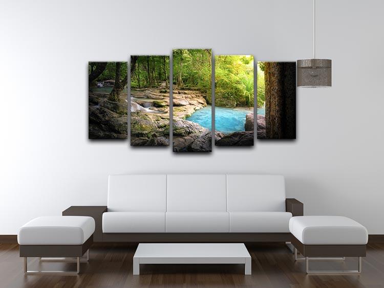 Tranquil and peaceful nature 5 Split Panel Canvas  - Canvas Art Rocks - 3