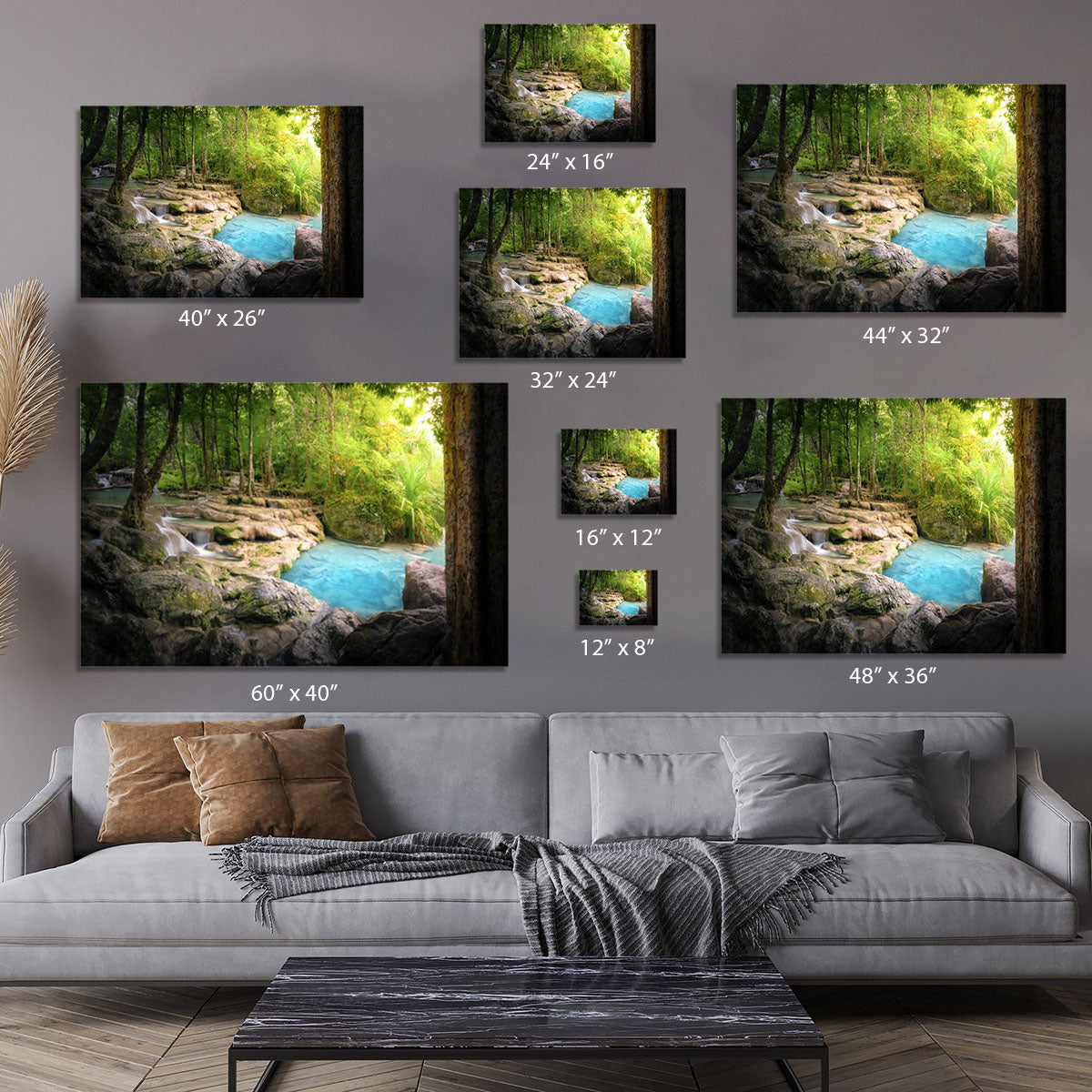 Tranquil and peaceful nature Canvas Print or Poster - Canvas Art Rocks - 7