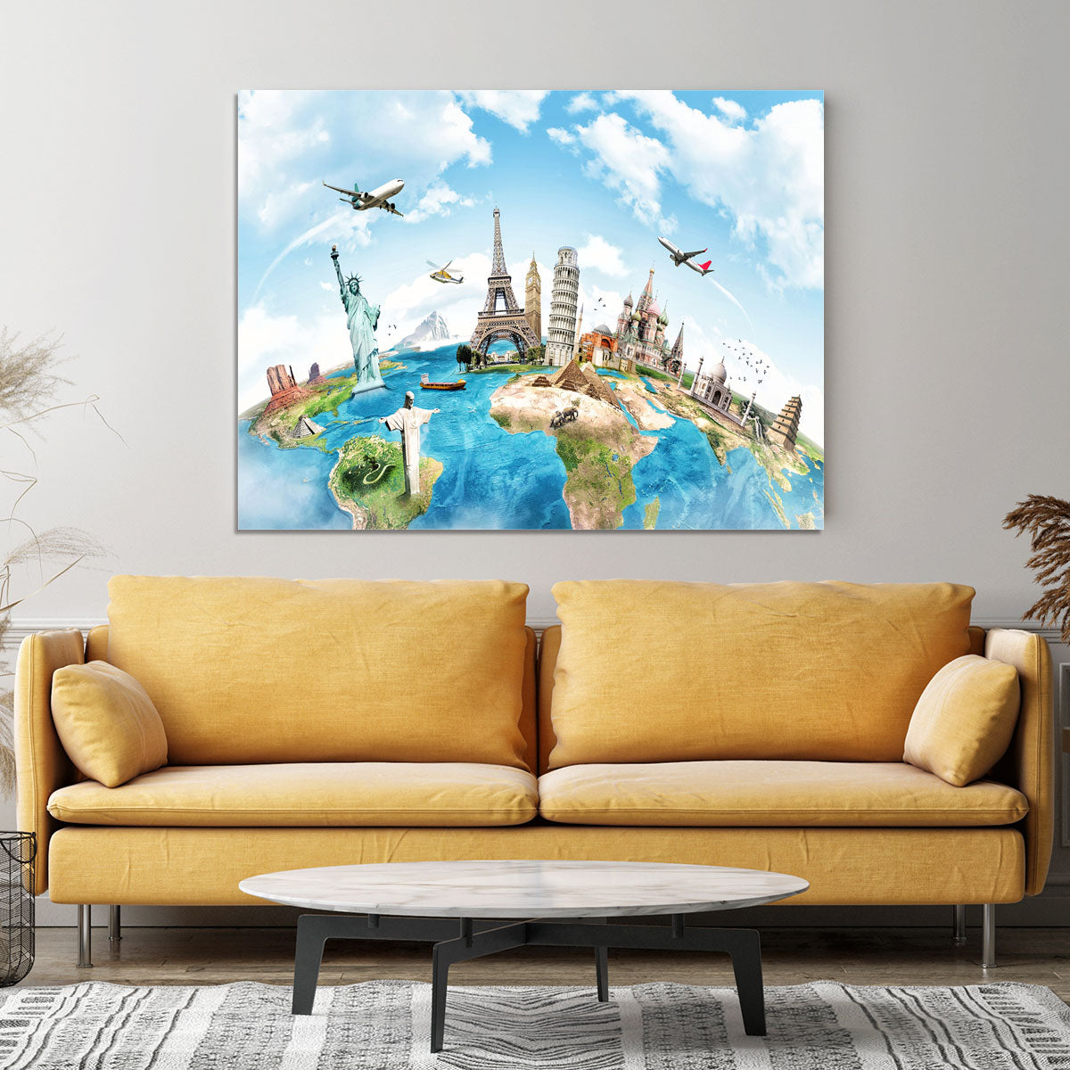 Travel the world Canvas Print or Poster - Canvas Art Rocks - 4