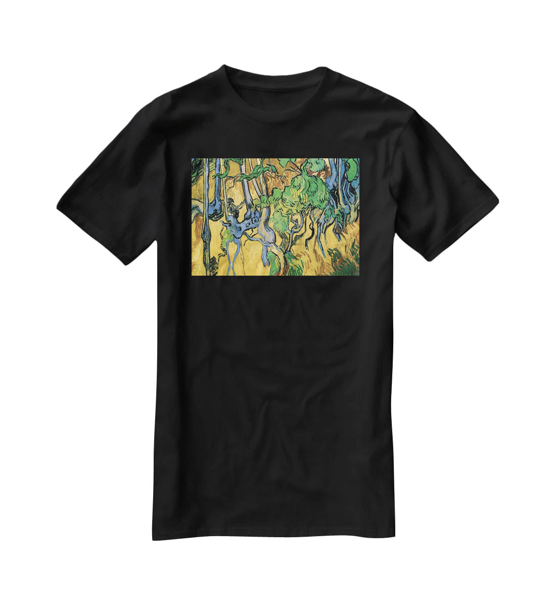 Tree Roots and Trunks by Van Gogh T-Shirt - Canvas Art Rocks - 1