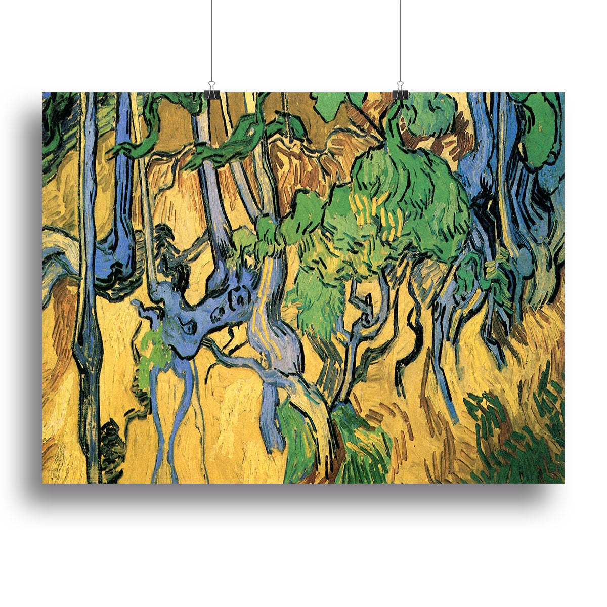 Tree Roots and Trunks by Van Gogh Canvas Print or Poster - Canvas Art Rocks - 2