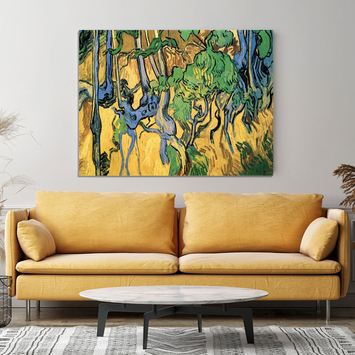 Tree Roots and Trunks by Van Gogh Canvas Print or Poster - Canvas Art Rocks - 4
