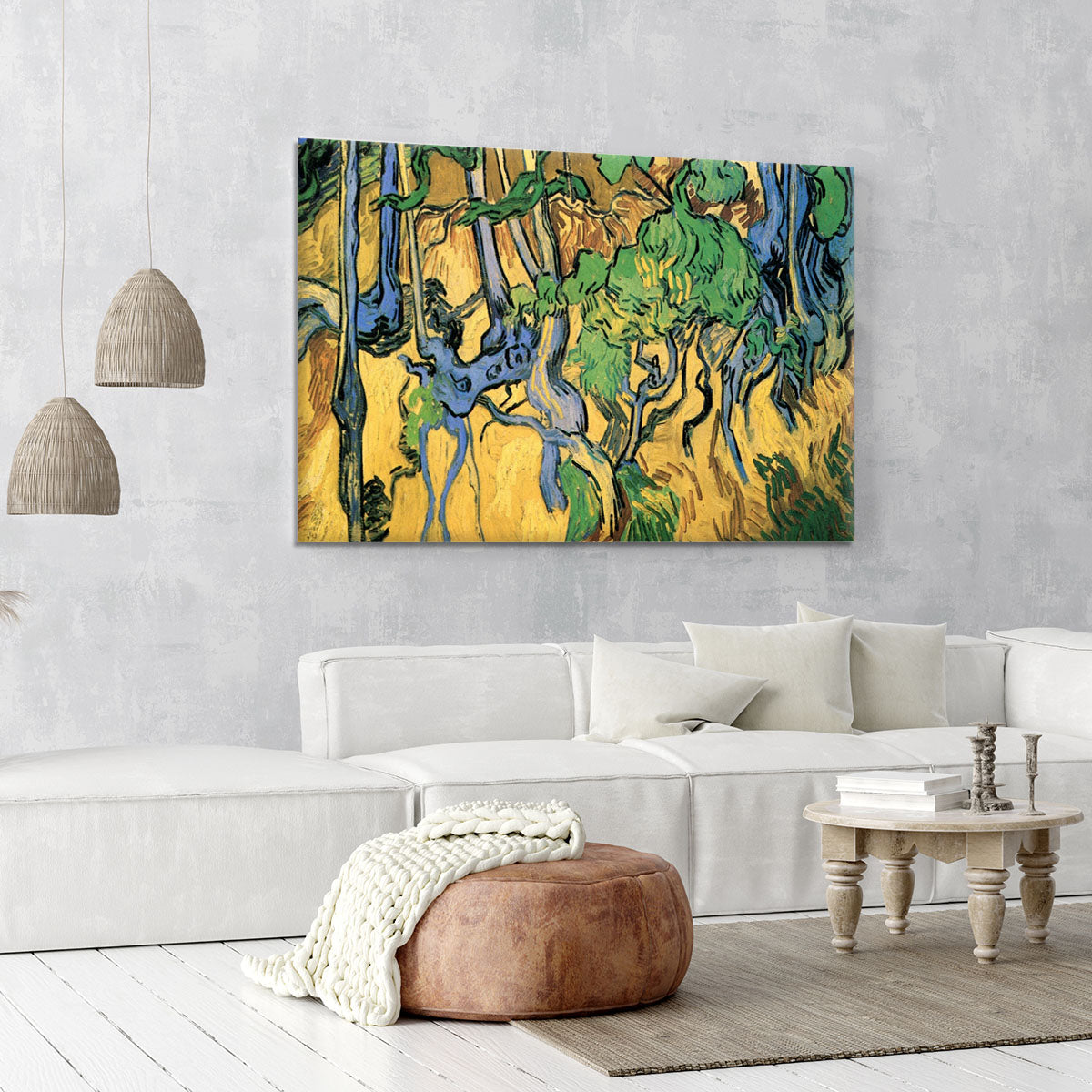 Tree Roots and Trunks by Van Gogh Canvas Print or Poster - Canvas Art Rocks - 6