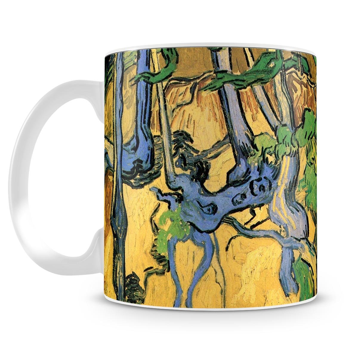 Tree Roots and Trunks by Van Gogh Mug - Canvas Art Rocks - 4